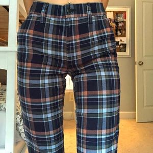 American Eagle high waisted soft plaid pants